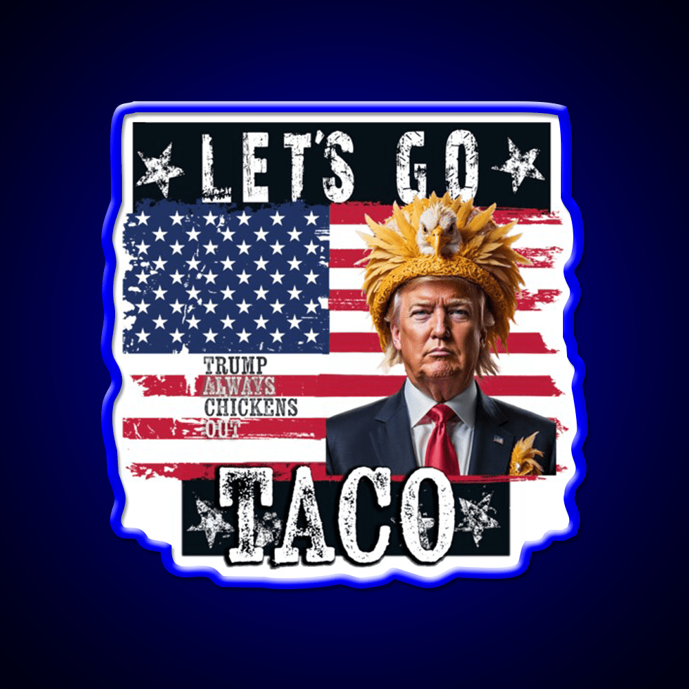 Lets Go Taco Led Neon Sign Mexican Food Sign For Home Bar Rgb Color - Shineneon