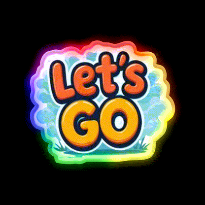 Lets Go Taco Led Neon Sign Mexican Food Sign Rgb Color - LED neon sign close-up detail