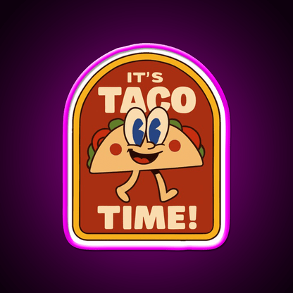 Lets Go Taco Led Neon Sign Mexican Food Sign Kitchen Taco Light Rgb Color - Shineneon