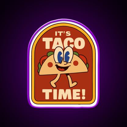 Lets Go Taco Led Neon Sign Mexican Food Sign Kitchen Taco Light Rgb Color - Shineneon