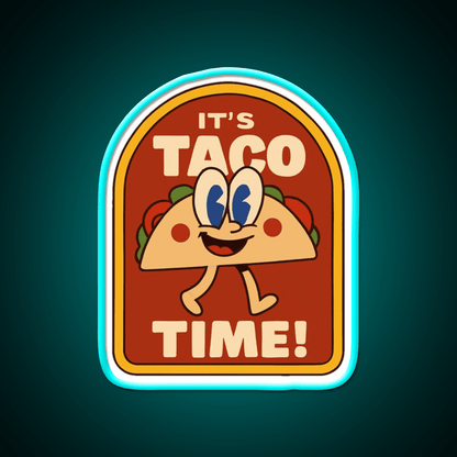 Lets Go Taco Led Neon Sign Mexican Food Sign Kitchen Taco Light Rgb Color - Shineneon