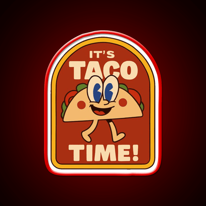 Lets Go Taco Led Neon Sign Mexican Food Sign Kitchen Taco Light Rgb Color - Shineneon