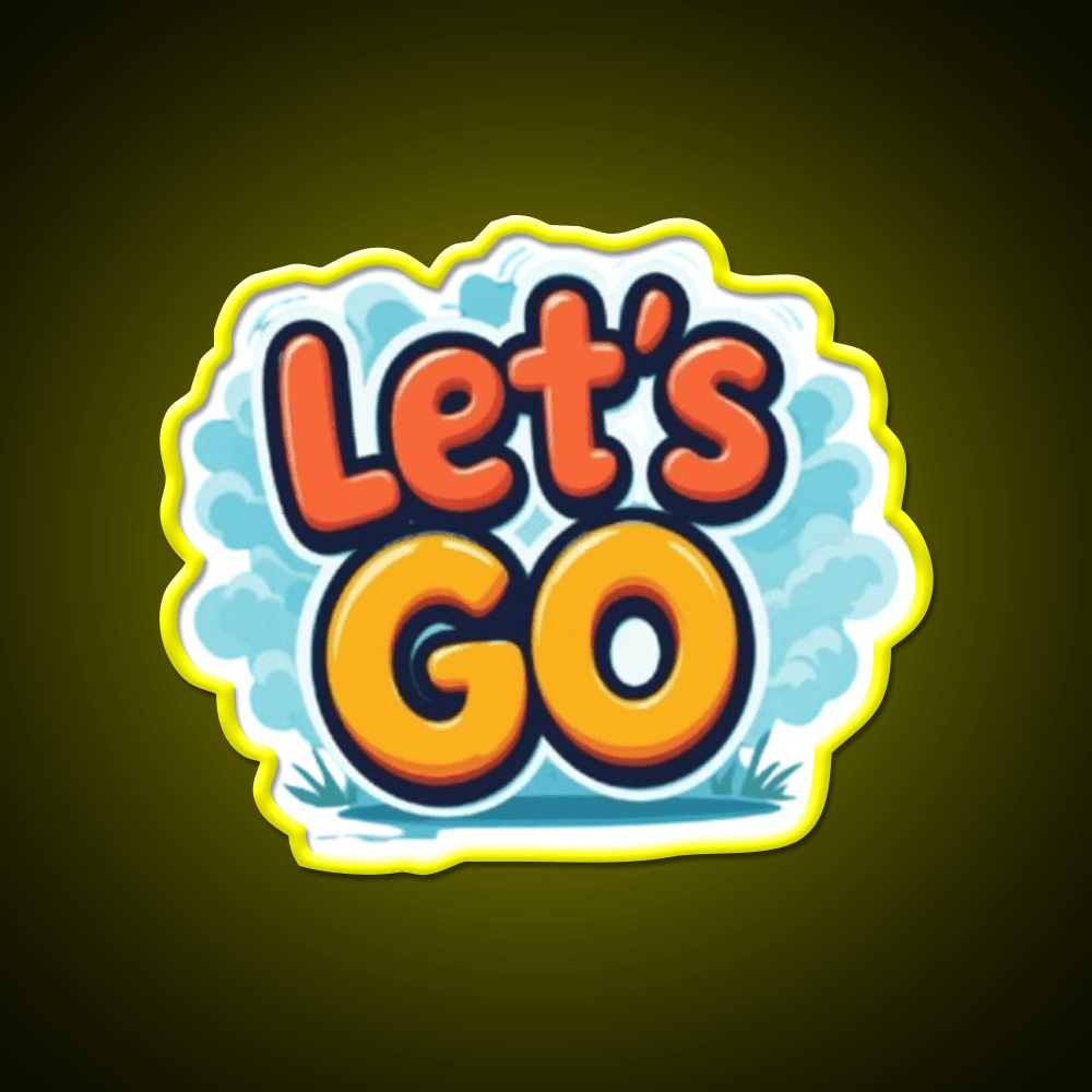 Lets Go Taco Led Neon Sign Mexican Food Sign Rgb Color - Shineneon