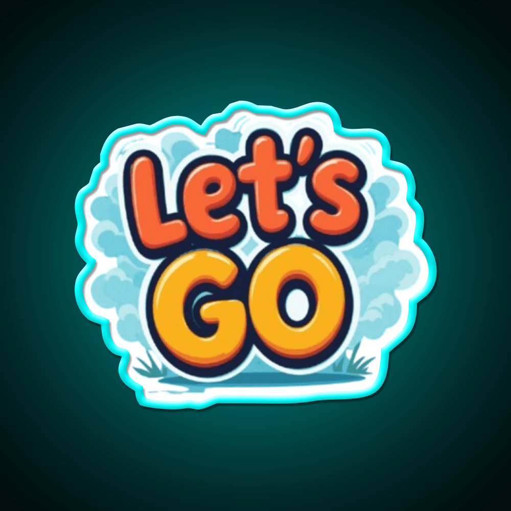Lets Go Taco Led Neon Sign Mexican Food Sign Rgb Color - Shineneon