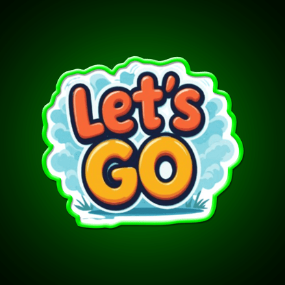 Lets Go Taco Led Neon Sign Mexican Food Sign Rgb Color - Shineneon