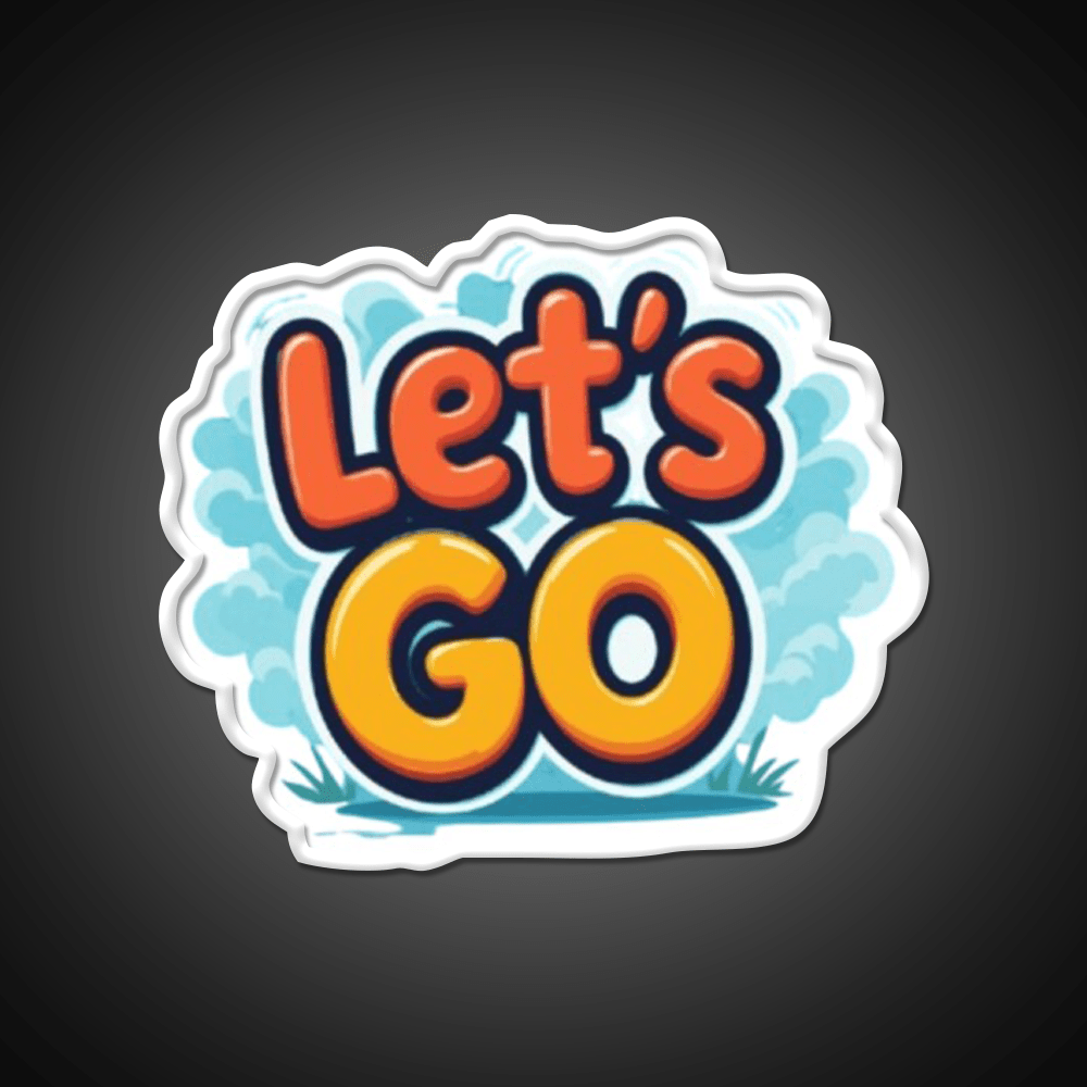 Lets Go Taco Led Neon Sign Mexican Food Sign Rgb Color - Shineneon