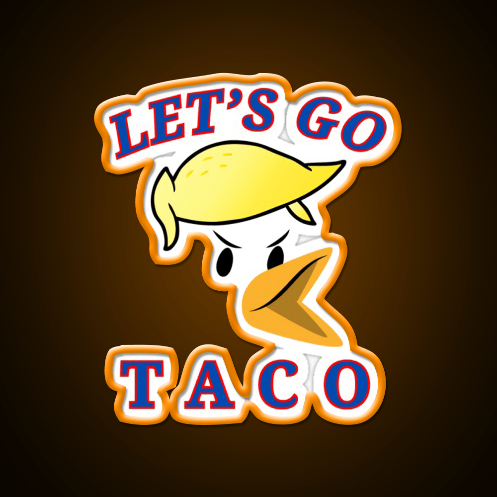 Lets Go Taco Led Neon Sign Mexican Food Sign Taco Light Kitchen Sign Rgb Color - Shineneon