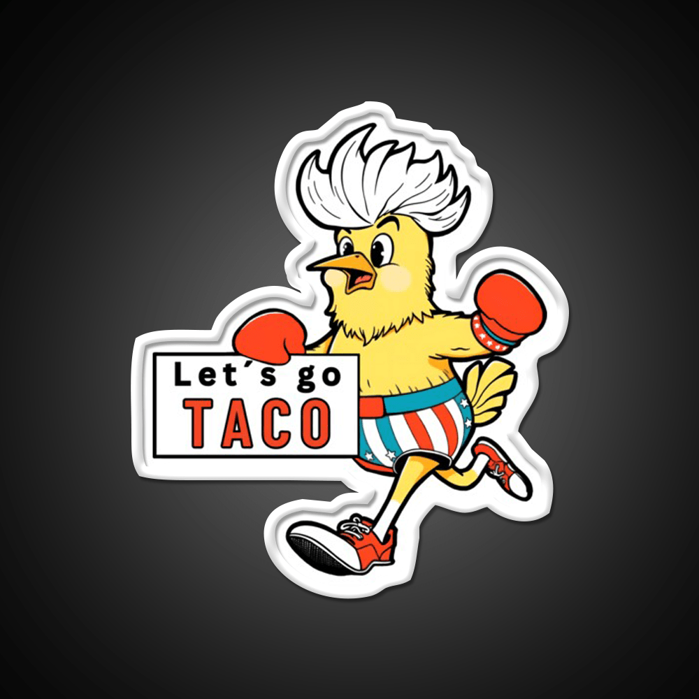 Lets Go Taco Led Neon Sign Mexican Food Sign Taco Tuesday Setup Rgb Color - Shineneon