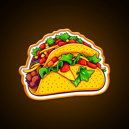 Lets Go Taco Led Neon Sign Mexican Food Sign Wall Sign Kitchen Sign Rgb Color - Shineneon