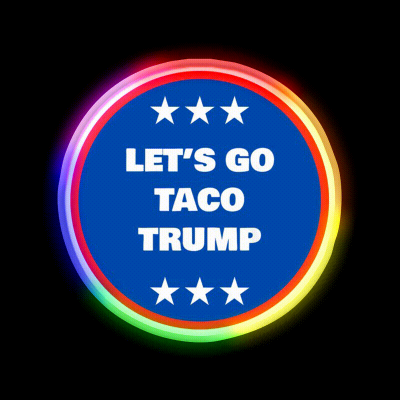 Lets Go Taco Lets Go Taco Led Neon Sign Rgb Color - LED neon sign close-up detail