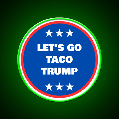 Lets Go Taco Lets Go Taco Led Neon Sign Rgb Color - Shineneon