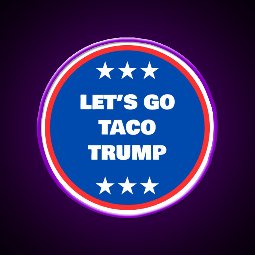 Lets Go Taco Lets Go Taco Led Neon Sign Rgb Color - Shineneon