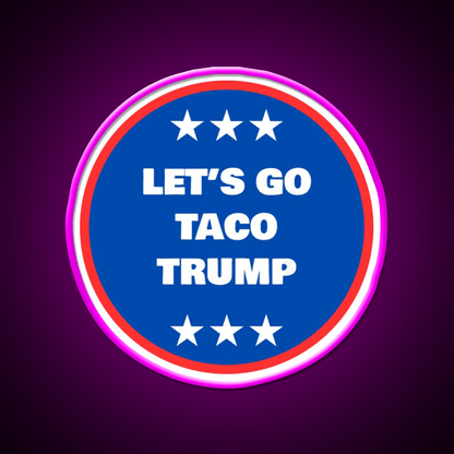 Lets Go Taco Lets Go Taco Led Neon Sign Rgb Color - Shineneon