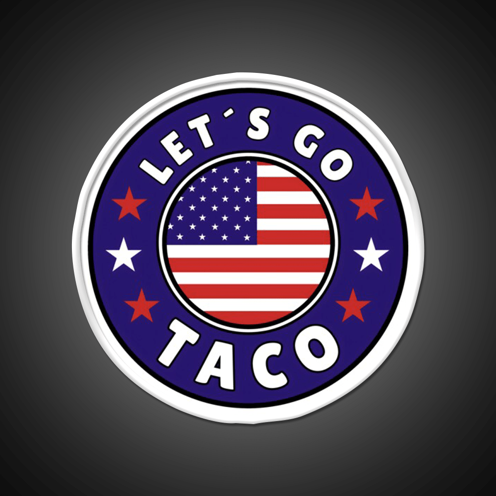 Lets Go Taco Style 6 Taco Led Neon Sign Mexican Food Sign Rgb Color - Shineneon