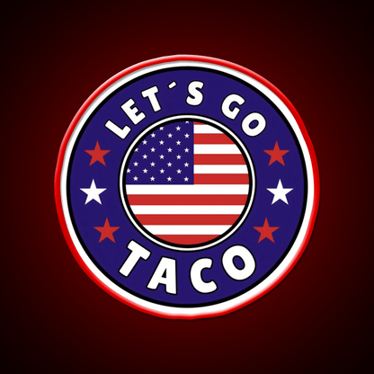 Lets Go Taco Style 6 Taco Led Neon Sign Mexican Food Sign Rgb Color - Shineneon