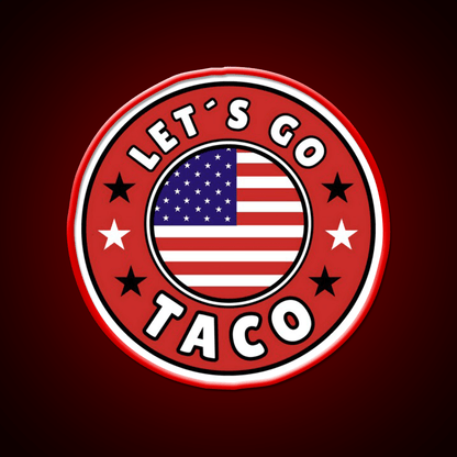 Lets Go Taco Style 8 Taco Led Neon Sign Mexican Food Sign Rgb Color - Shineneon