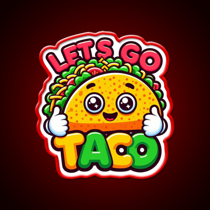Lets Go Taco Trump Lets Go Taco Funny Taco Led Neon Sign Rgb Color - Shineneon