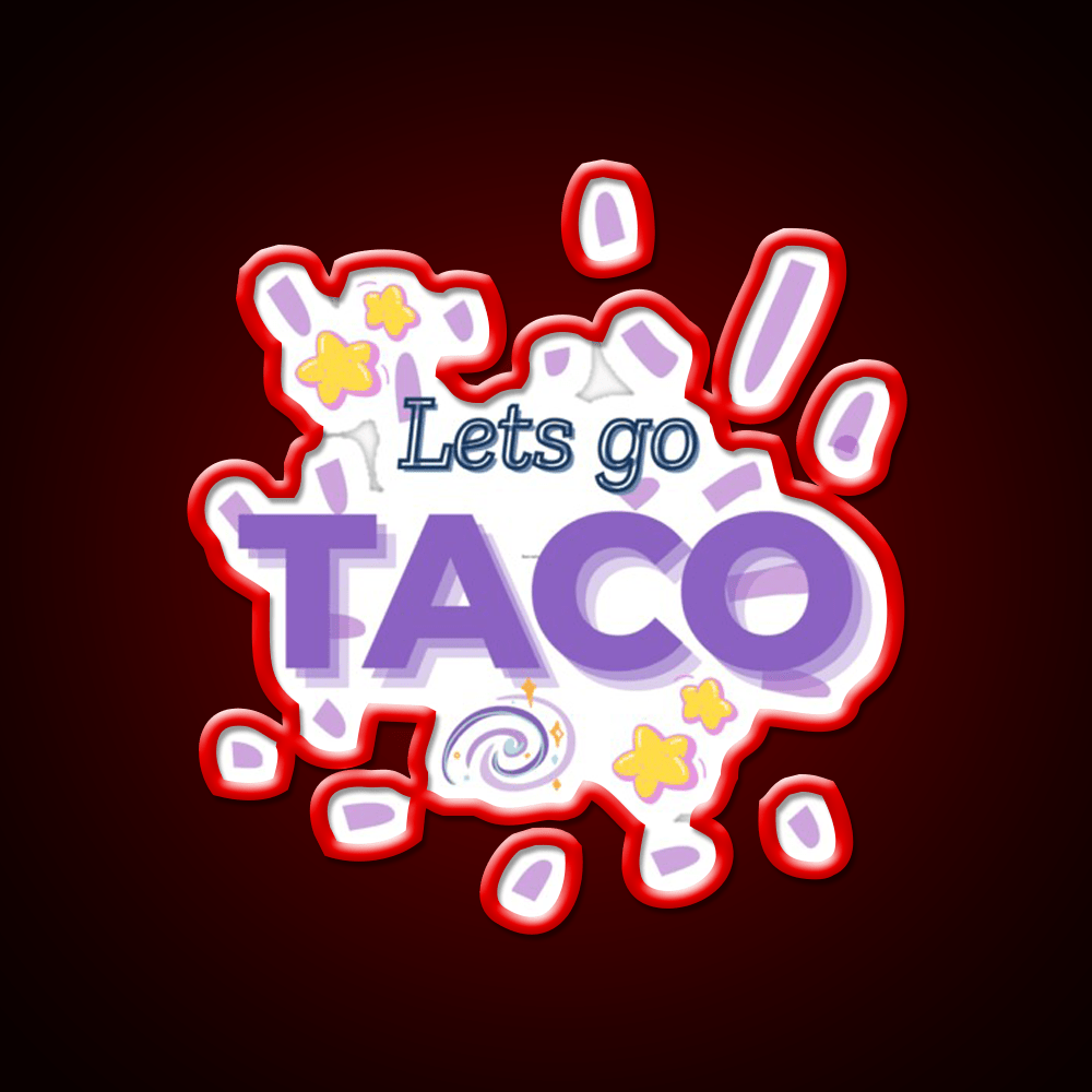 Lets Go Taco Vibes Taco Led Neon Sign Mexican Food Sign Rgb Color - Shineneon