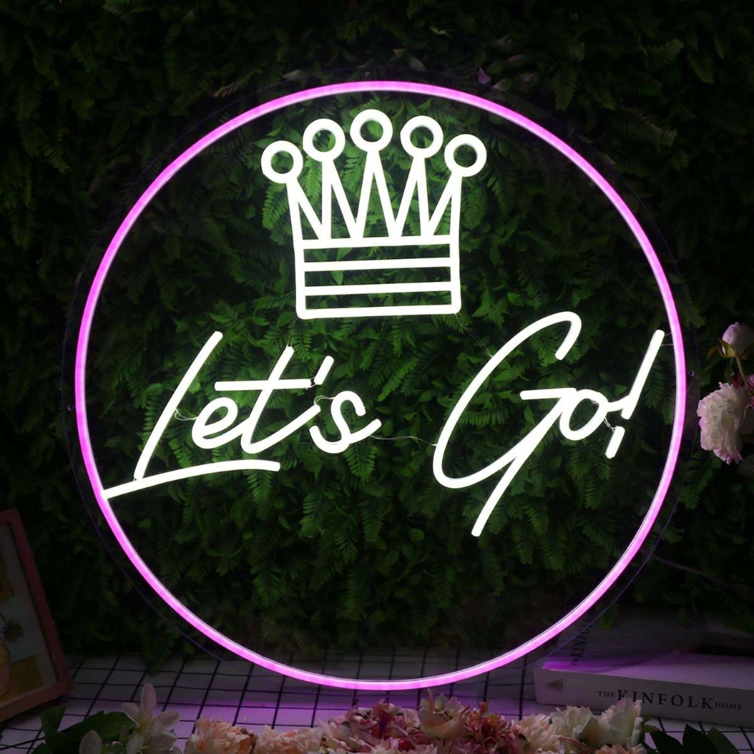 Lets Go With Crown Neon Sign | Shineneon