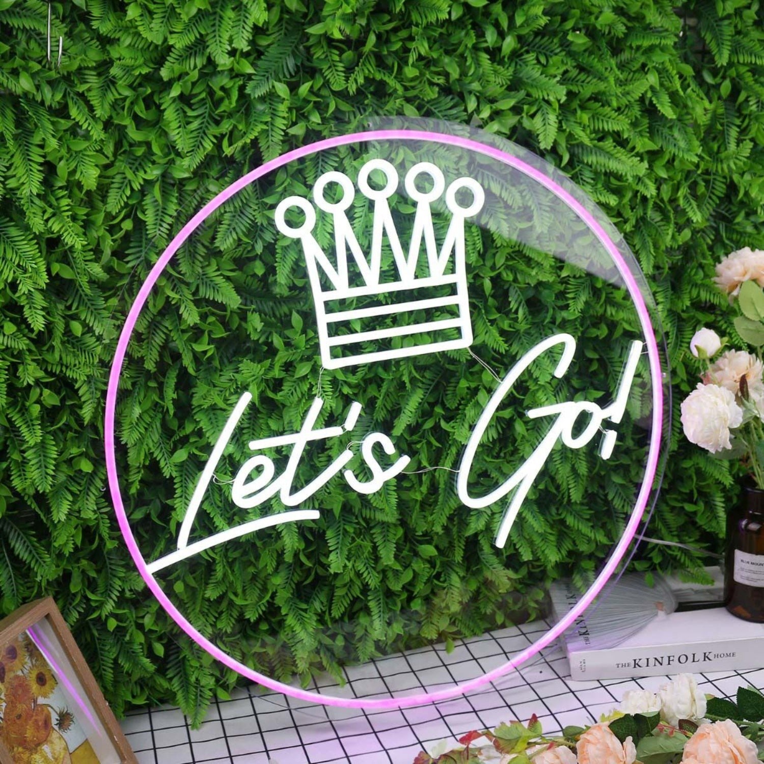 Lets Go With Crown Neon Sign | Shineneon