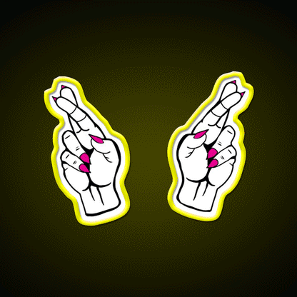 Lets Hope Nail Salon Led Neon Sign Rgb Color - Custom LED neon sign front view