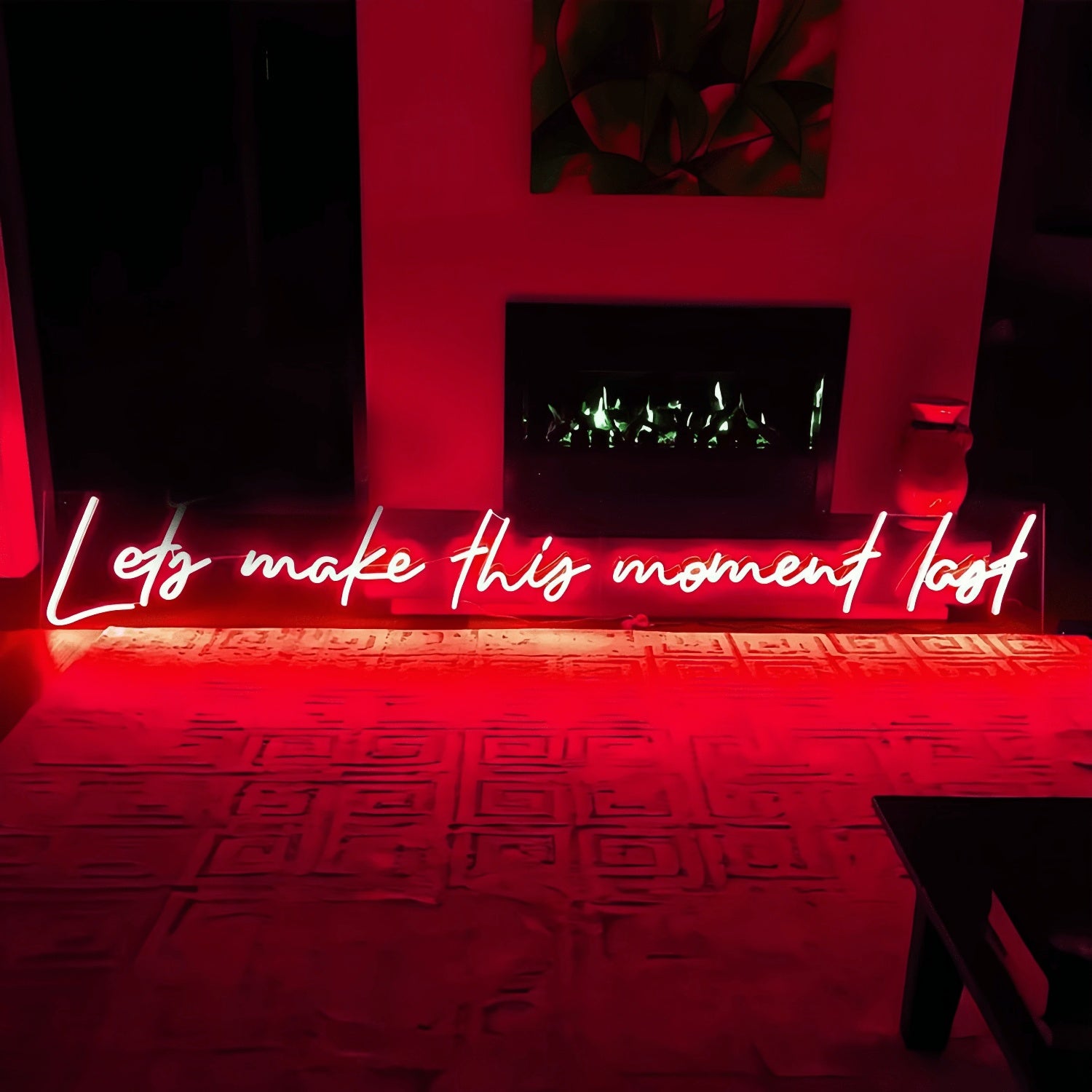 Lets Make This Moment Last Neon Sign Illuminate Your Memories | Shineneon
