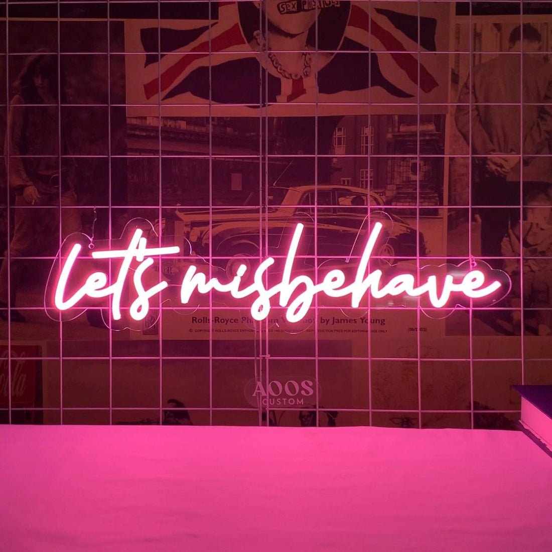 Lets Misbehave Led Sign Business Neon Sign - Shineneon