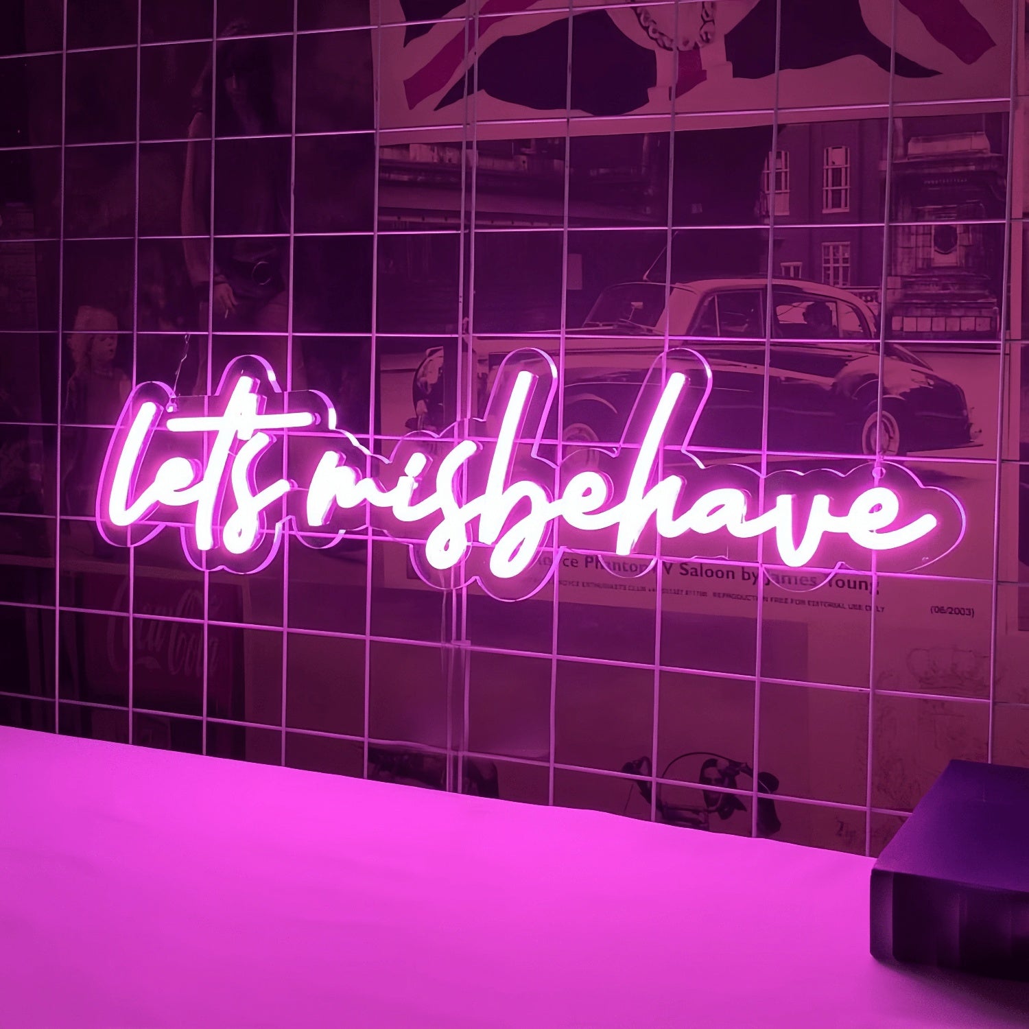 Lets Misbehave Neon Sign Light Up Your Wild Side | Shineneon