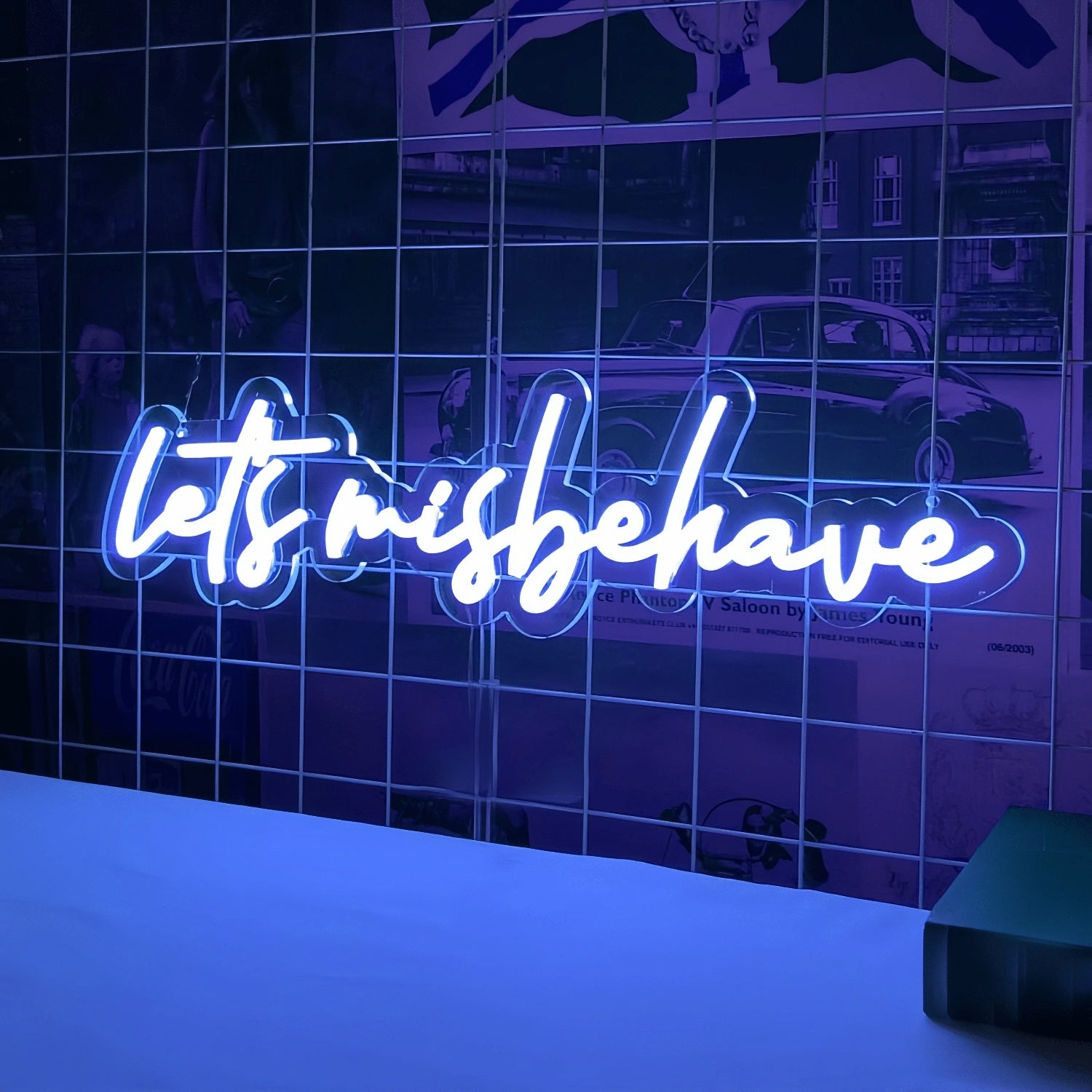 Lets Misbehave Neon Sign Light Up Your Wild Side | Shineneon