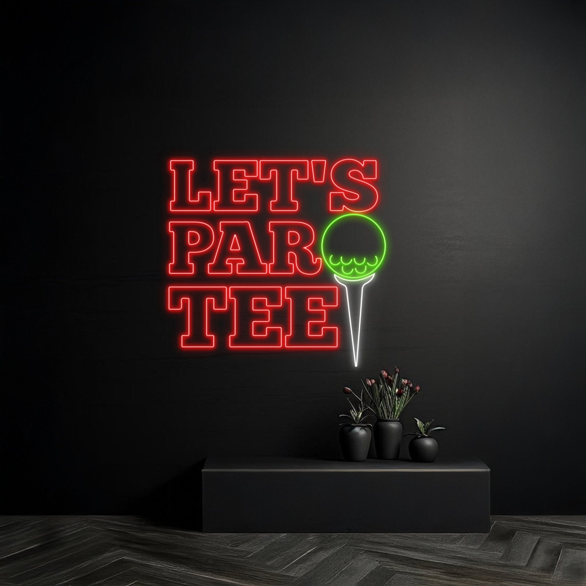 Lets Par Tee Golf Led Neon Sign - Shineneon