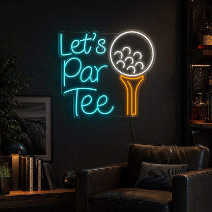 Lets Par Tee Neon Sign LED Neon Sign high-converting product image