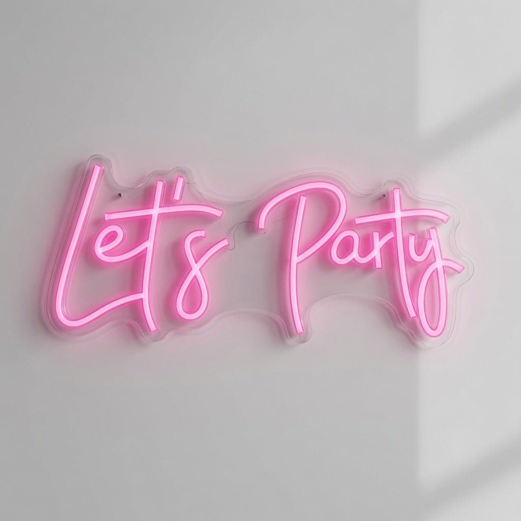 Let's Party LED Neon Sign - Shineneon