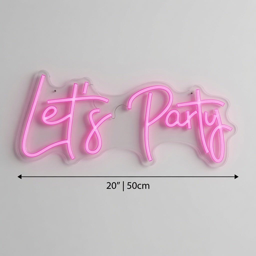 Let's Party LED Neon Sign - Shineneon