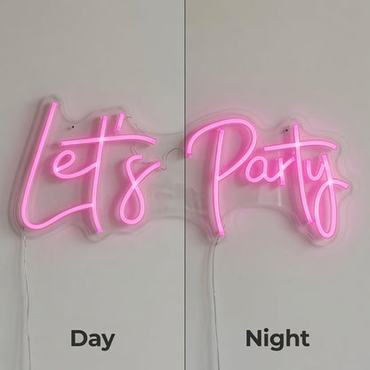 Let's Party LED Neon Sign - Shineneon