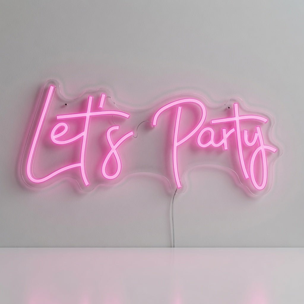 Let's Party LED Neon Sign - Shineneon