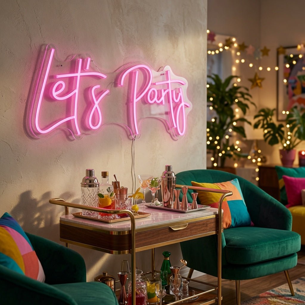 Let's Party LED Neon Sign - Shineneon