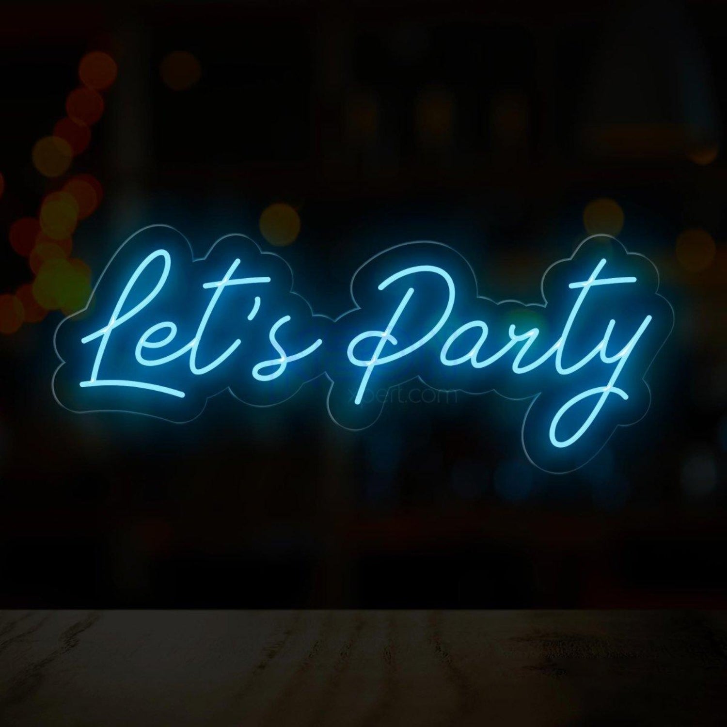 Lets Party Led Neon Sign Large Wall Decor | Shineneon