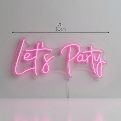 Let's Party LED Neon Sign Wall Neon Sign - Shineneon