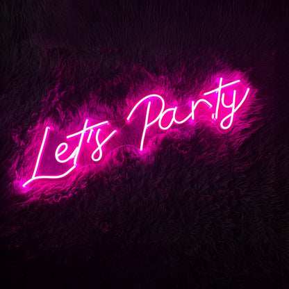 Lets Party Neon Sign