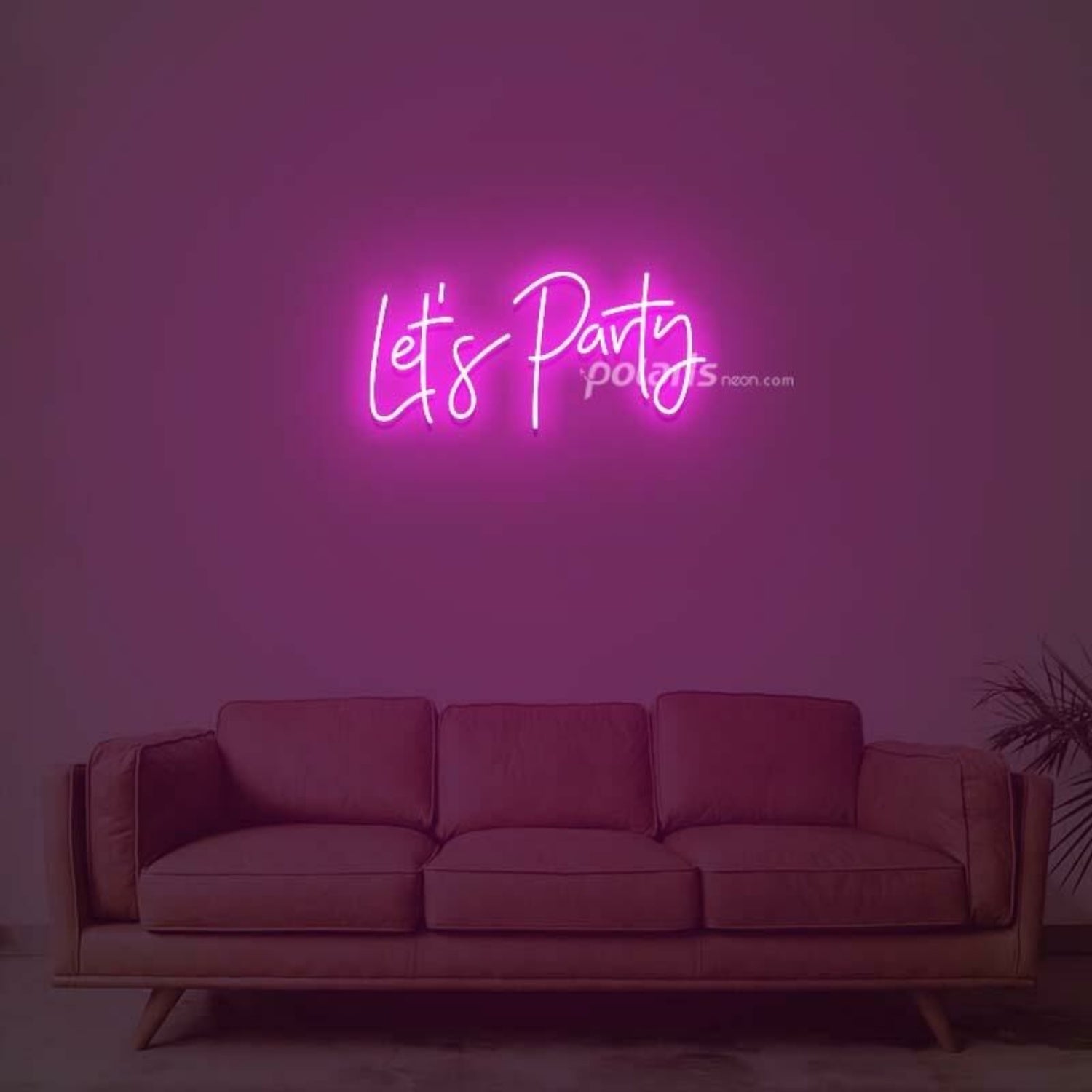 Lets Party Neon Sign For Celebratory And Fun Spaces | Shineneon