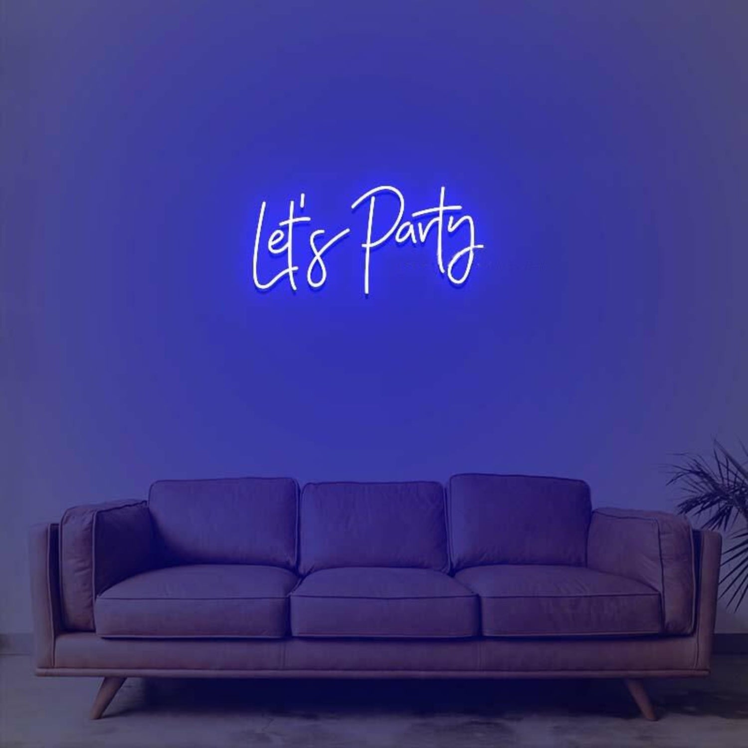Lets Party Neon Sign For Celebratory And Fun Spaces | Shineneon