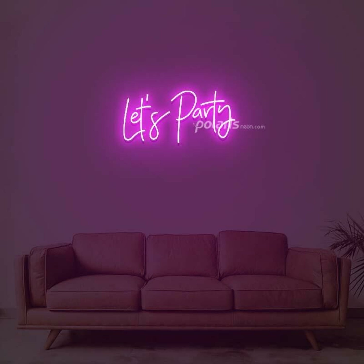 Lets Party Neon Sign For Celebratory And Fun Spaces | Shineneon