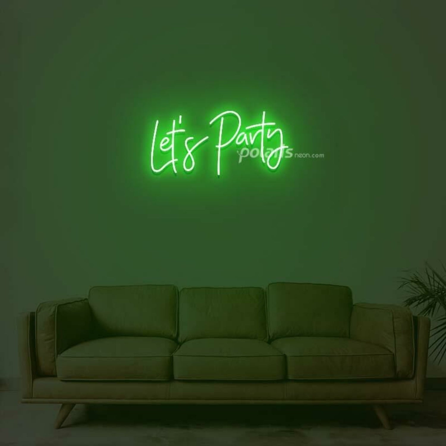Lets Party Neon Sign For Celebratory And Fun Spaces | Shineneon