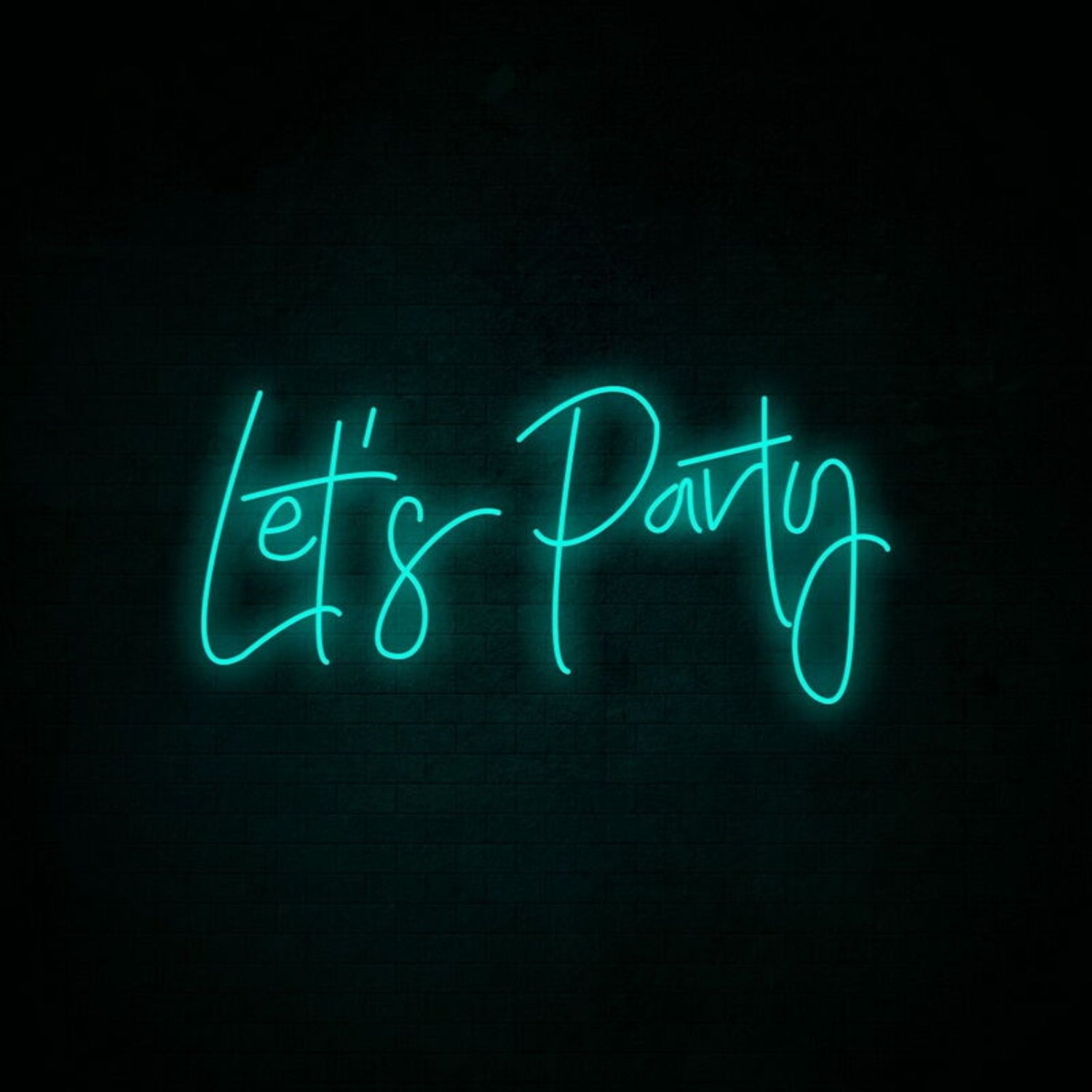 Lets Party Neon Sign Perfect For Lively Party Settings | Shineneon