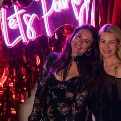 Lets Party Pink LED Neon Sign for Wedding Party Decor | Shineneon