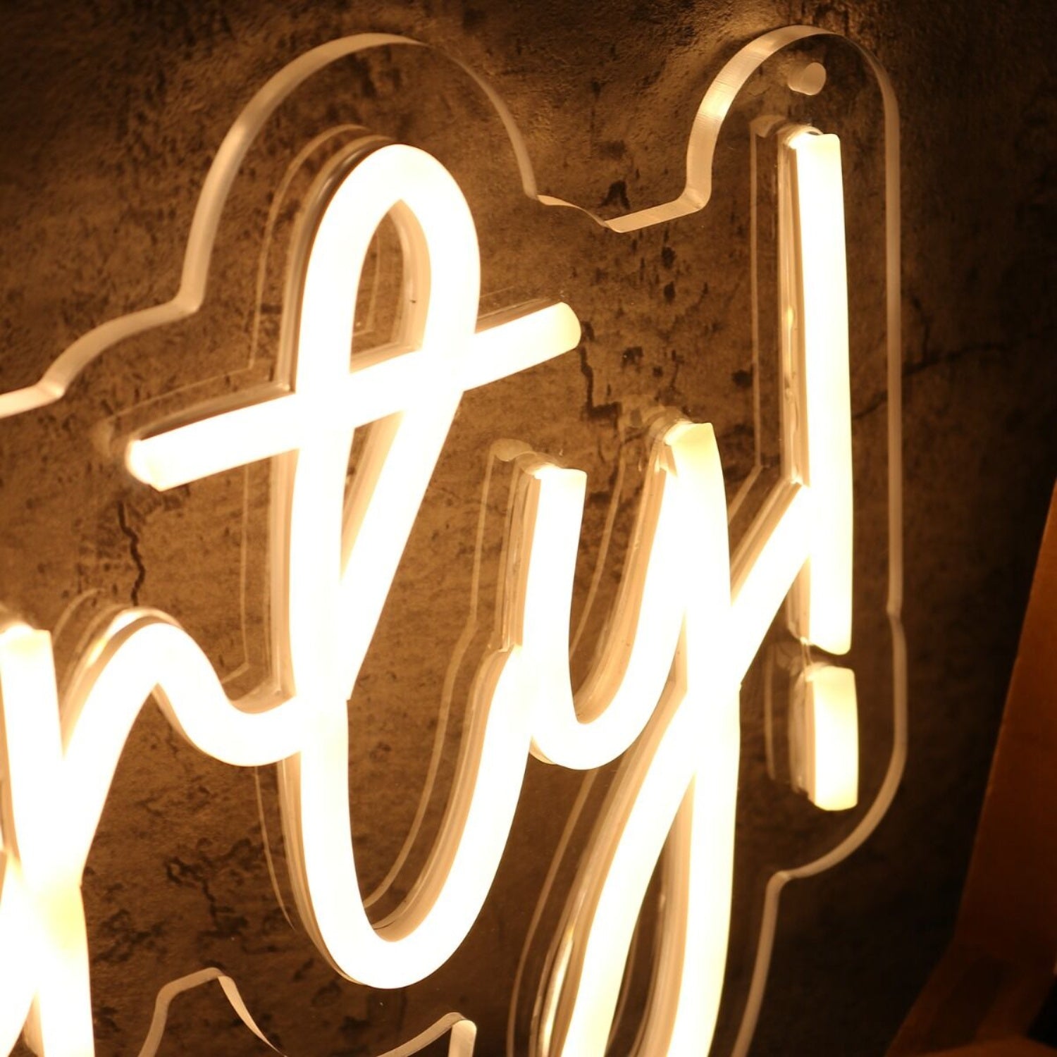 Lets Party Yellow Neon Sign | Shineneon