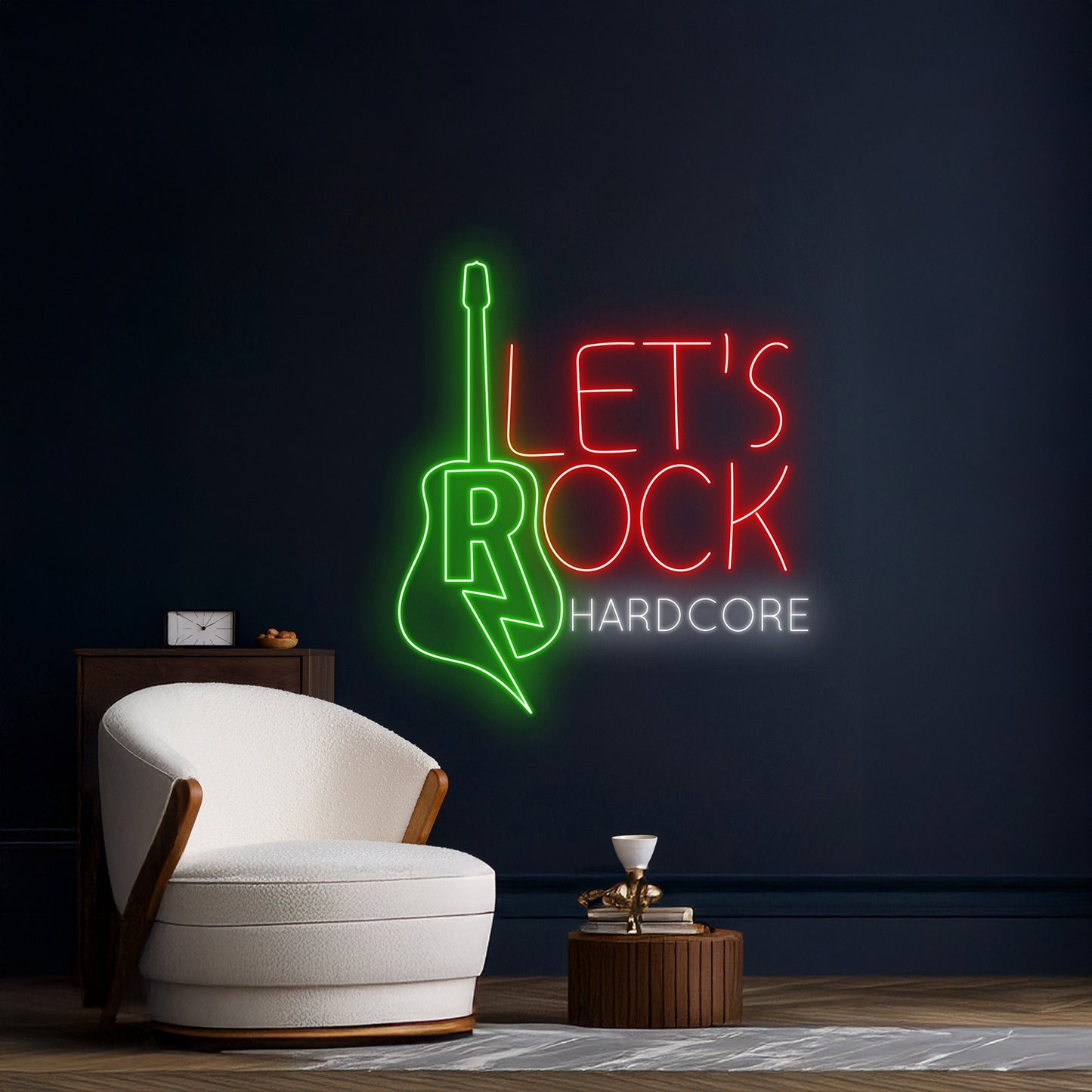 Lets Rock Hardcore Led Sign