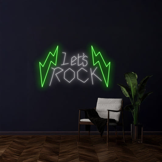 Lets Rock Led Sign