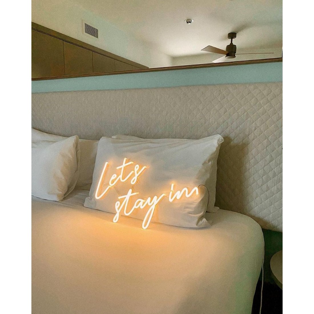 Lets Stay In Led Sign Business Neon Sign - Shineneon
