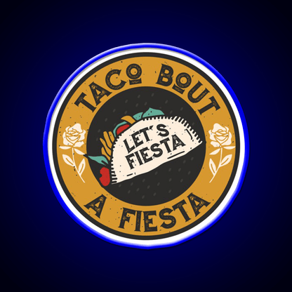 Lets Taco Bout It Taco Led Neon Sign Wall Sign Kitchen Sign Rgb Color - Shineneon